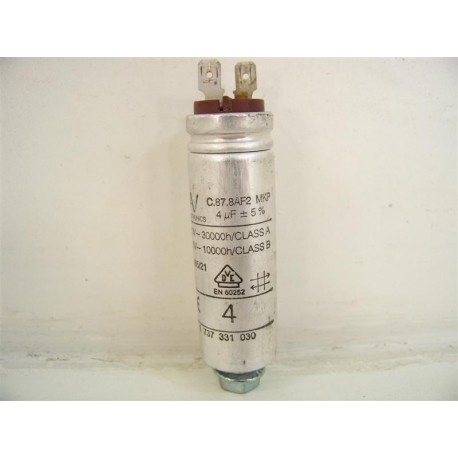 167234 BOSCH SIEMENS n°44 condensateur 4µF pour lave vaisselle 