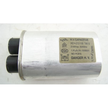GENERAL ELECTRIC JET530GFBSB n°18 Condensateur 1.10µF 2100V pour four à micro-ondes